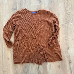 Apt. 9 Brown Ribbed Sweater